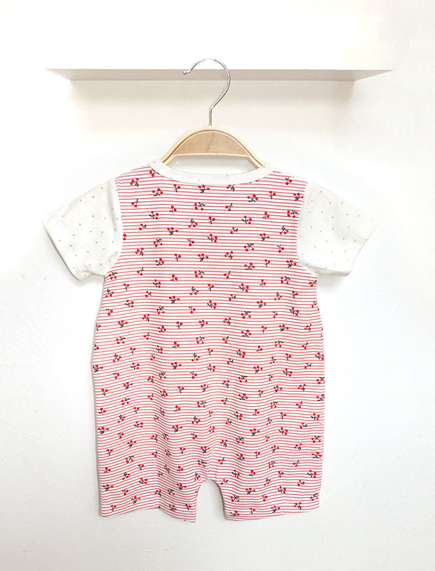 Cheri Short Sleeves Baby Romper