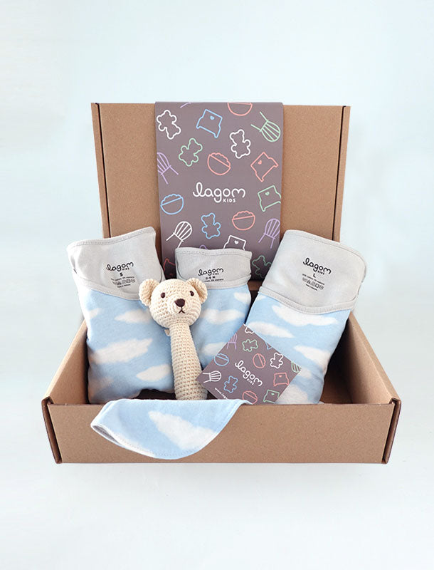 Family Blue Sky Twinning Baby Gift Set