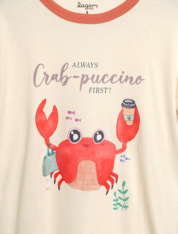 Sealife Mama Crab Short Sleeves Top