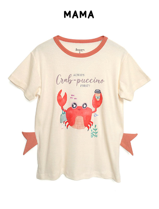 Sealife Mama Crab Short Sleeves Top