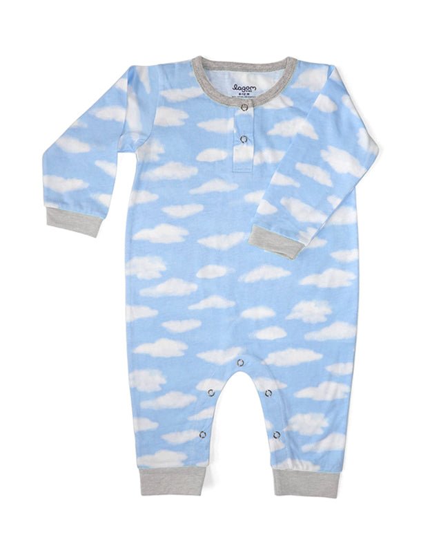 Blue Sky Baby Long Sleeves Jumpsuit