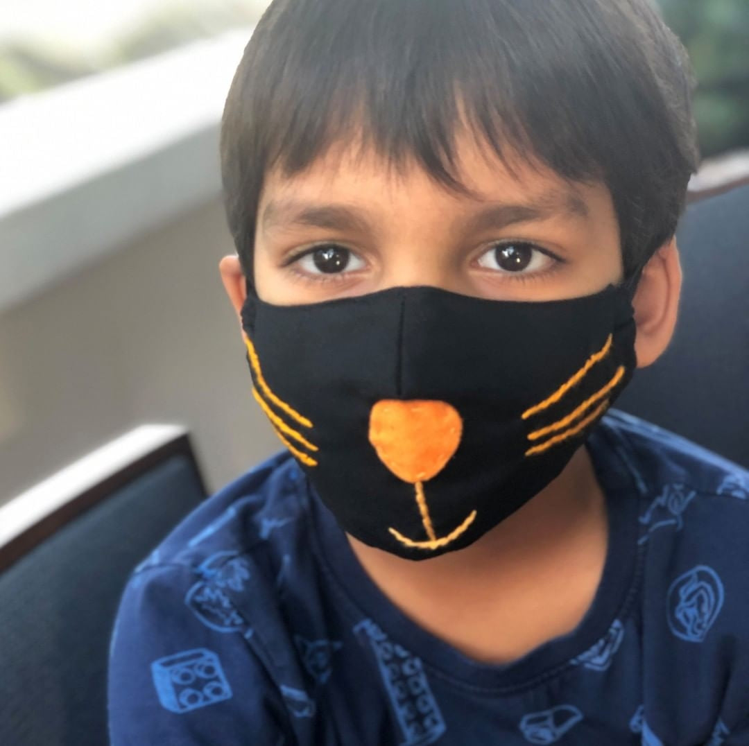 Lion Fabric Mask - Kid